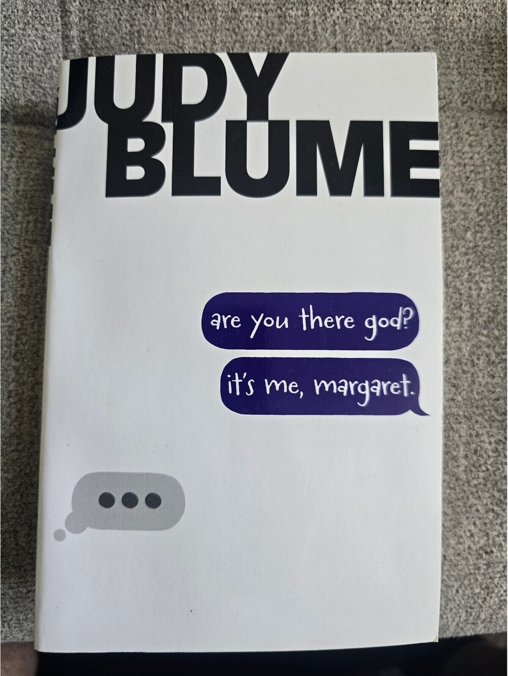 Judy Blume Are You There God? It's Me, Margaret book